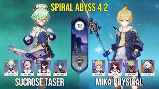 C6 Sucrose Taser & C6 Mika Physical | Genshin Impact | 4.2 - 4.3 Spiral Abyss