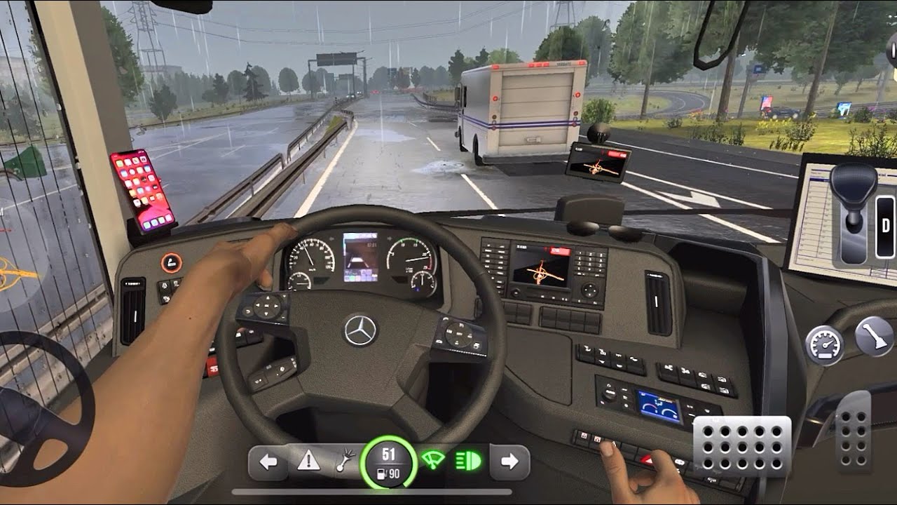 Mercedes-Benz TOURISMO 16 RHD 2023 BLACK !! Bus Simulator : Ultimate - Mobile GamePlay