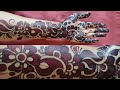 Black and Red shaded Henna Design | Outline मेहंदी डिजाइन | Black Border Henna | Be you and Beauty