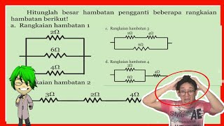 Hitunglah besar hambatan pengganti beberapa rangkaian hambatan berikut rangkaian hambatan 1,hambatan Hitunglah besar hambatan pengganti beberapa rangkaian hambatan berikut rangkaian hambatan 1,hambatan