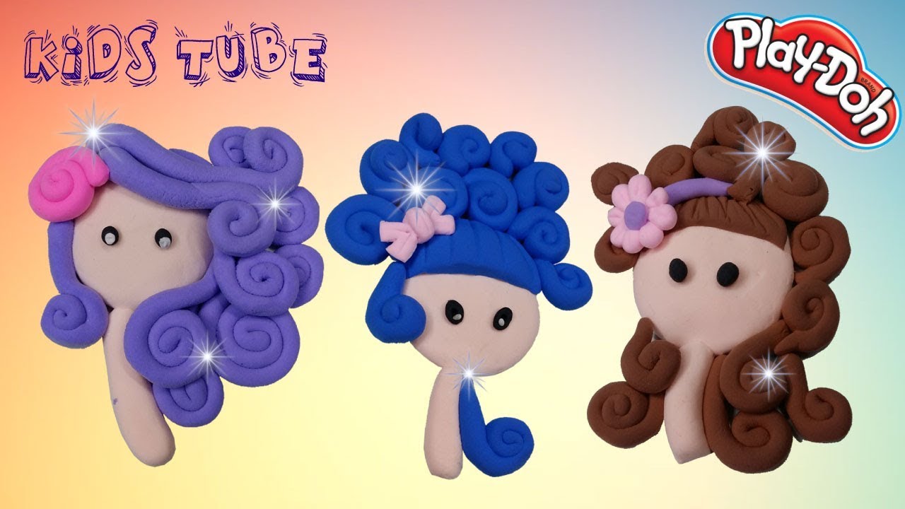 Play Doh Princess Creation . Play Doh Tutorial For Kids . How to make