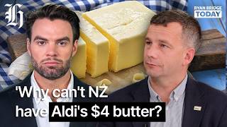 Why can't NZ have Aldi's $4 butter? David Seymour's trying | Ryan Bridge TODAY