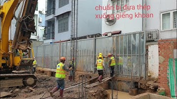 khoan cọc nhồi tường vây