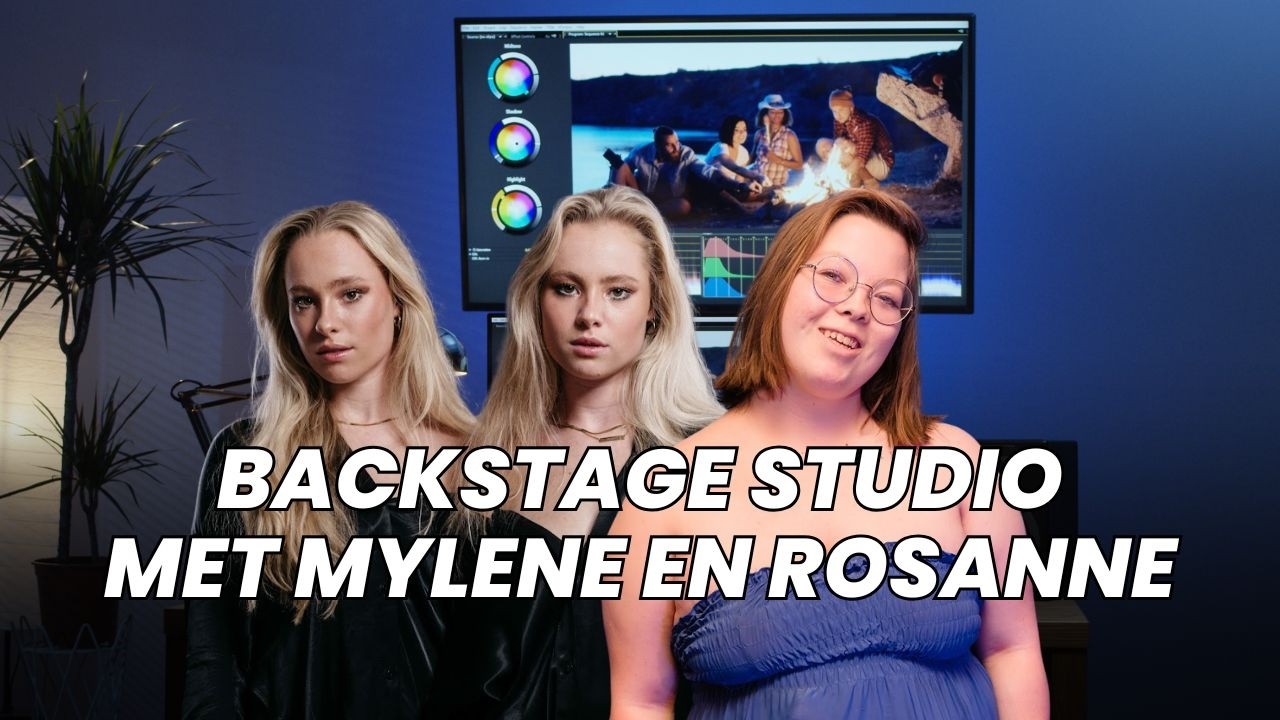 BACKSTAGE bij TV-studio’s met Mylène & Rosanne! - Media experience days Hilversum