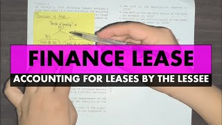 Intermediate Accounting 2  Lessees Accounting  Finance Lease part 1
