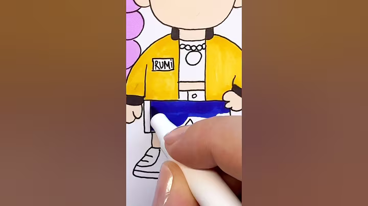 How to Draw Rumi from kpop demon hunters | Step by step drawing