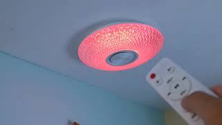 Viugreum LED Music Ceiling Light 36W with Bluetooth Speaker, I like it