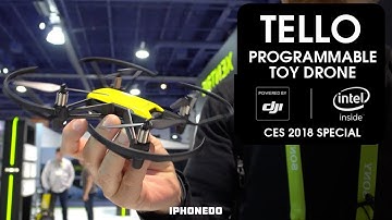 Programmable Toy Drone: Tello — Powered by DJI and INTEL [CES 2018 Special]