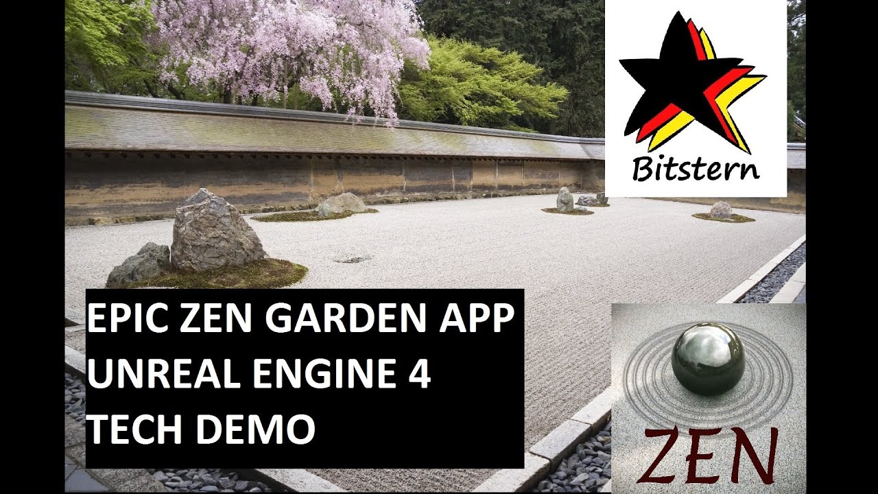 Epic Zen Garden App Unreal Engine 4 Tech Demo Review First