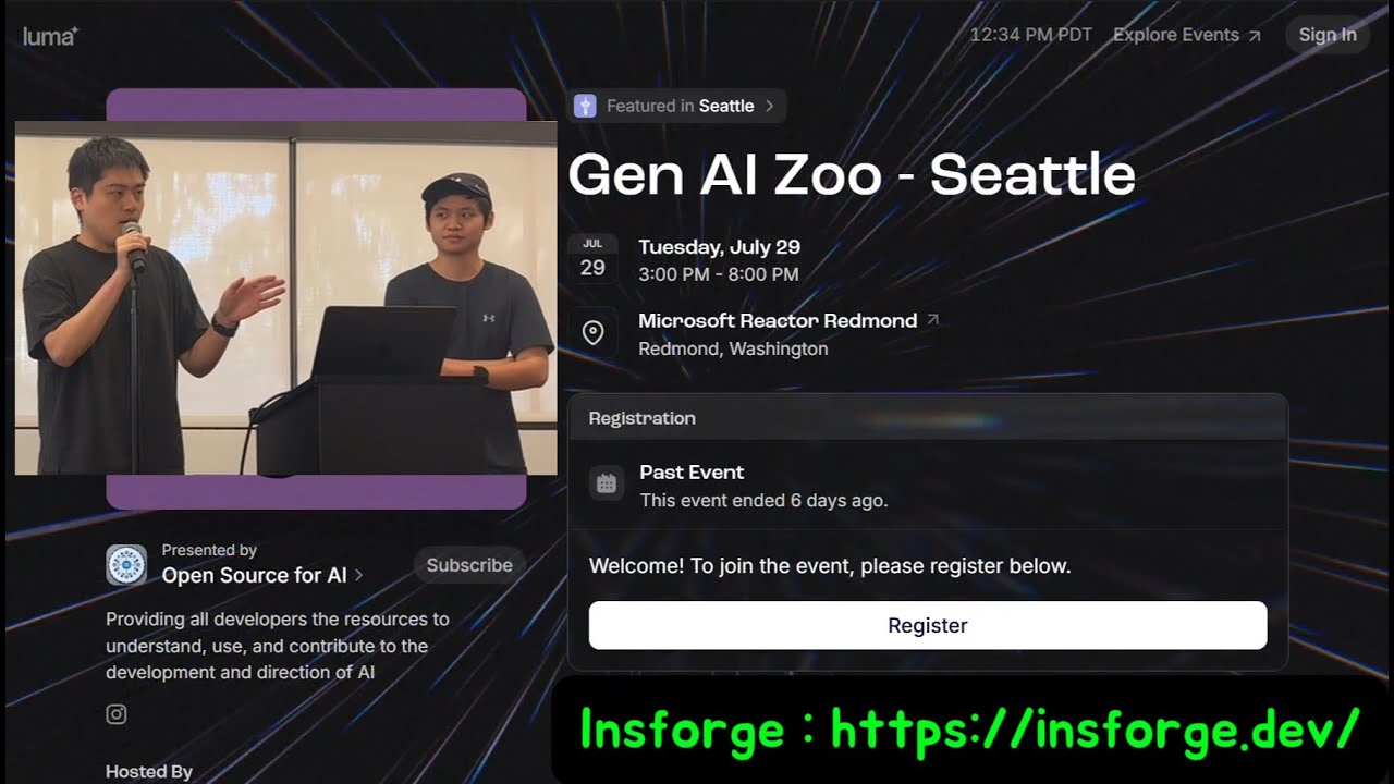 Gen AI Zoo - Seattle : Insforge - The Backend Platform Built for AI Agents