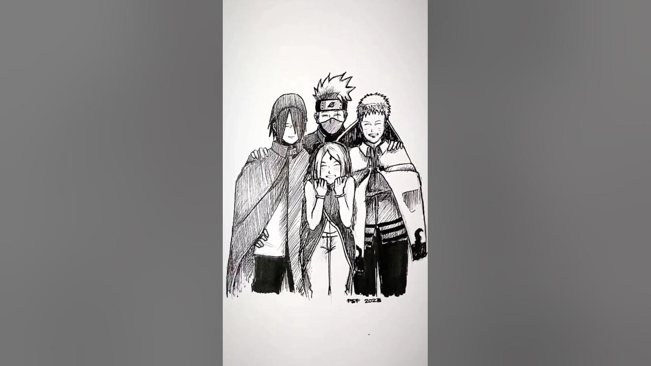 Drawing Art - Coloring With a Pencil / Anime Character Challenge Naruto  Uzumaki #1 - #simple (@muhaidin) — Steemit