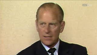 Prinz Philip spricht Deutsch / Prince Philip speaking German (1984)