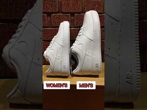 Video Nike Air Force 1 WOMEN'S VS MEN'S - youtube