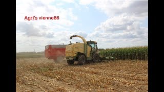 la krone big x700 avec ses 10 rangs à lensilage de maïs 2018 corn silage 2018