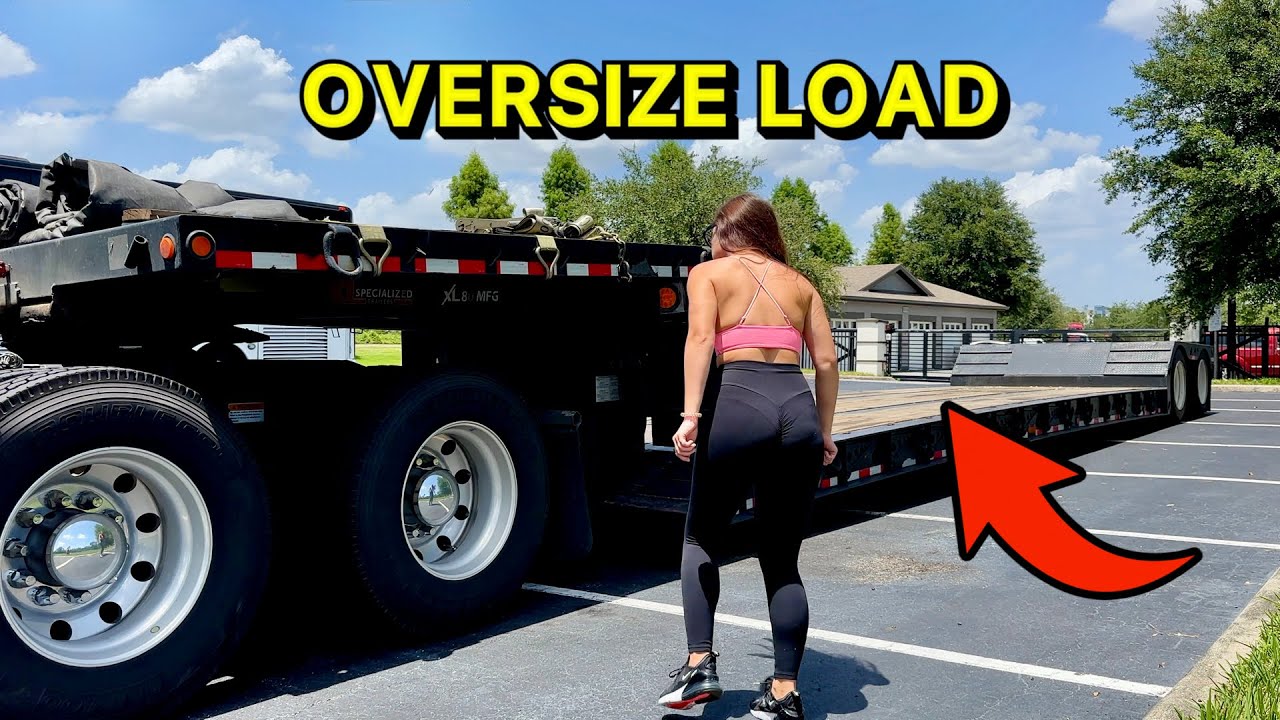 First Time Transporting a Mobile Home on my Tailer - Semi Truck Life