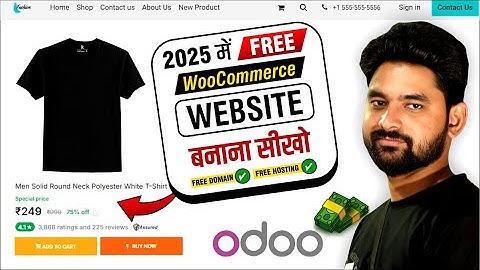 Ecommerce Website for Free in 2025, Odoo Website Builder, WooCommerce Tutorial #odoo #website #2025