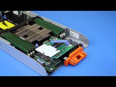 Dell EMC PowerEdge FC640: Remove/Install Mezzanine Card