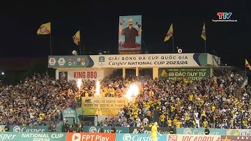 Cảm xúc dâng trào của người hâm mộ khi Đông Á Thanh Hóa lần thứ 2 liên tiếp đoạt Cup Quốc gia