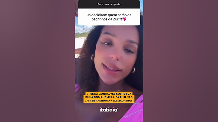 BRUNNA GONÇALVES SOBRE SUA FILHA COM LUDMILLA: "A ZURI NÃO VAI TER PADRINHO NEM MADRINHA"