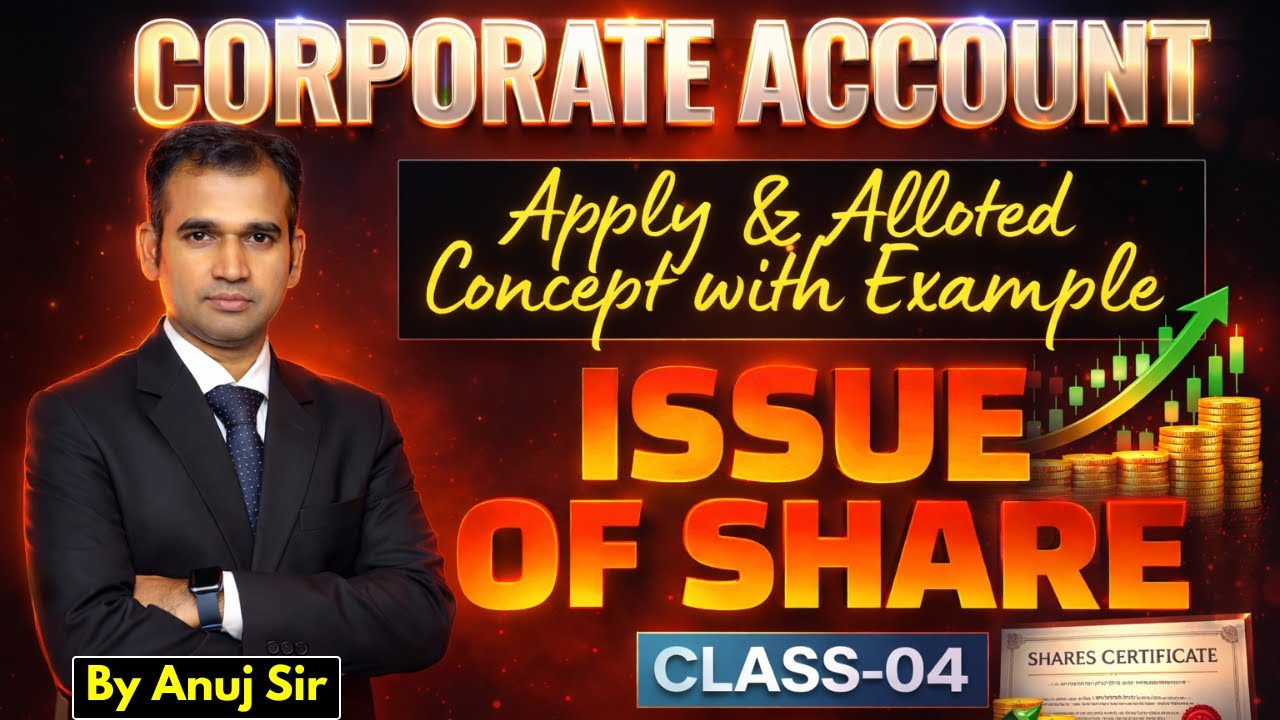 Apply & Allotment Concept | B.Com Sem 2 | Simple Explanation | Class 04 | By Anuj Sir