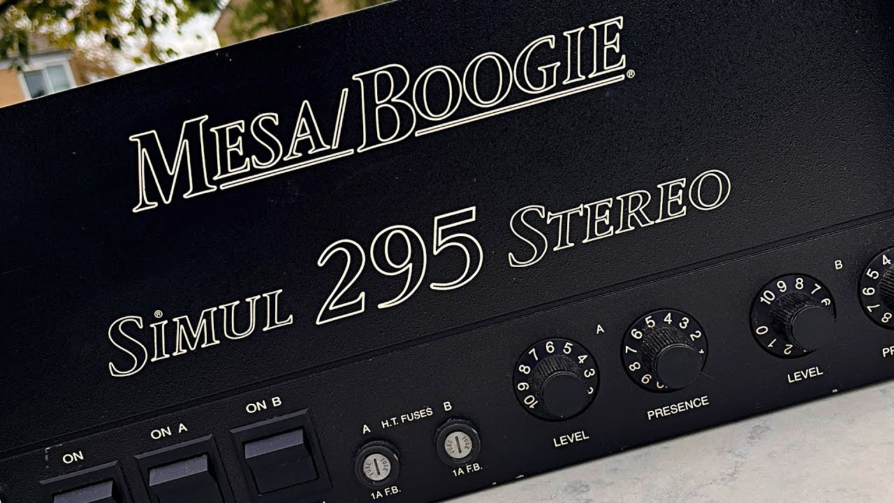 Mesa Boogie Stereo Simul-Class 295 Power Amp - Ready to make your tone legendary