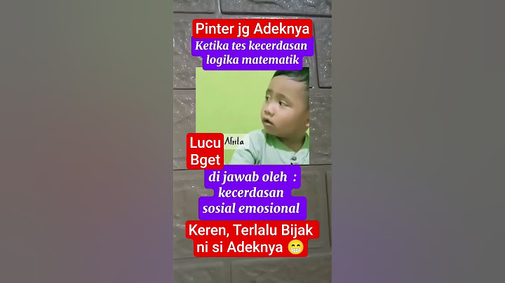 KEREN JAWABAN ANAK KECIL INI SAAT DIBERI SOAL CERITA UNTUK TES KECERDASAN MATEMATIKA & LOGIKA #short