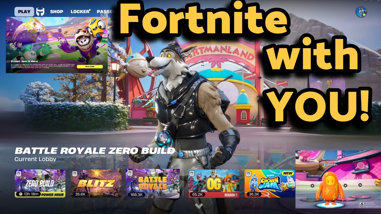 Join in on the fun!!  ⚔️ Fortnite Squads with Viewers VERTICAL