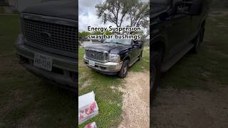 @EnergySuspension1 sway bar bushing installed #automobile #ford #diy #fordexcursion #offroad
