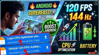 Boost Your Android Performance 120 FPS + 144Hz + Zero Lag?
