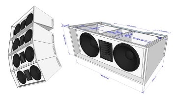 Plan Line Array DUAL 12"