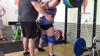 Celebrity Rachel Reynolds 310 squat and 205 bench. Profile