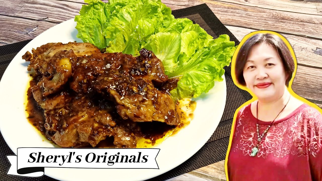 Panfry Garlic Butter Teriyaki Pork Collar Steak YouTube