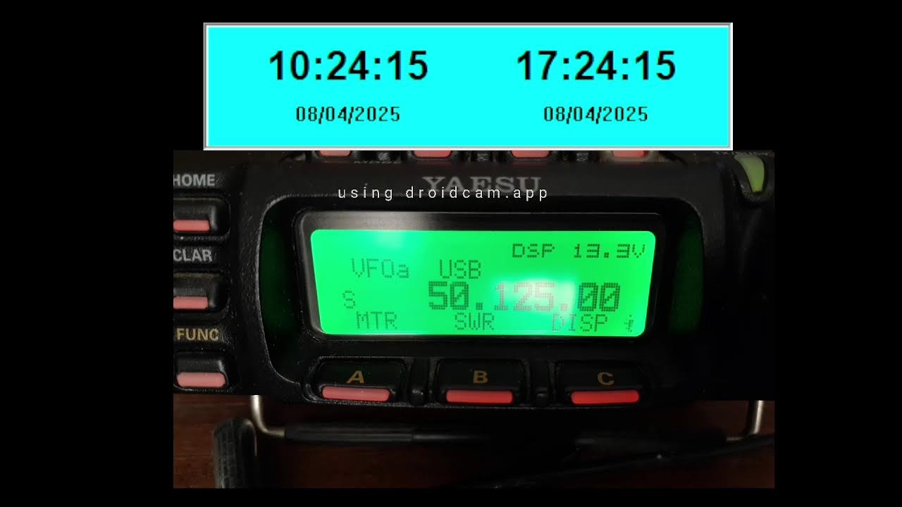 Monitoring 6 Meters DM14 Ham Radio Southern California (The Magic Band)