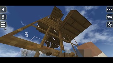 Survivalcraft 2 – Testing New Climbing Mechanic for SUPER PARKOUR 4 - RE