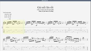 Video thumbnail of "Gió nổi lên rồi guitar tab-Mua ớt cần mua cả cuống-OST Cố lên! Cậu là tuyệt nhất"