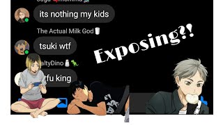 Tanaka and Noya expose everyone?! ||Haikyuu Texts||