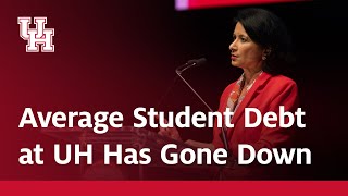 Average Student Debt at UH Has Gone Down