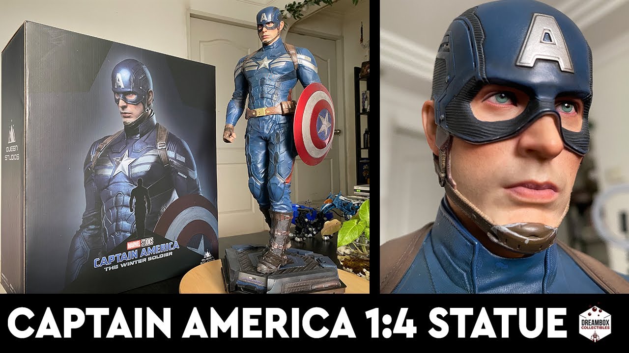 Queen Studios Captain America 1:4 Scale Unboxing Video
