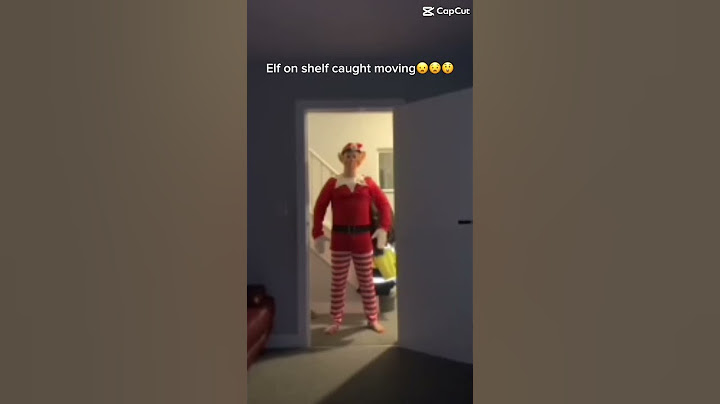 Really rare footage of elf on the shelf caught moving😲😲