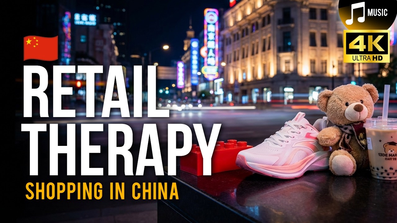 Made in China: 4K Lo-Fi Walk Inside Shanghai’s Shopping Scene: LEGO,  ANTAZERO and 13DE MARZO