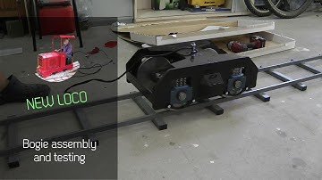 Ride on loco progress: bogie assembly and testing