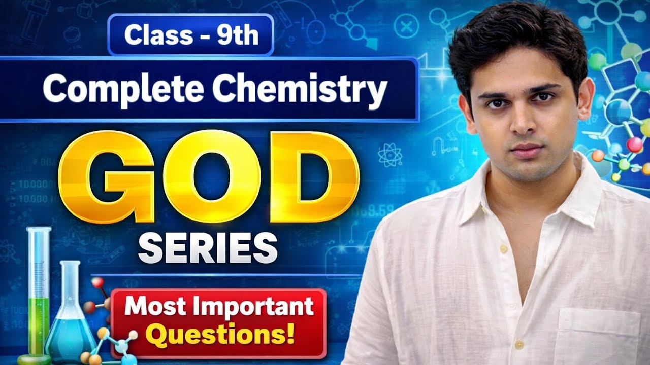 God Series 🔥 | Complete Chemistry In 1 Hour | Class 9th | Prashant Kirad | 
