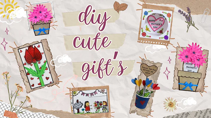 5 Ideas | Mother's Day Gift Ideas | DIY | Cute gifts ideas | Last minute ideas | Easy present ideas