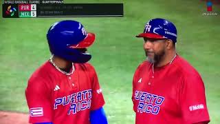 México gana a Puerto Rico y avanza por 1era vez a semifinales en el Mundial de Beisbol 2023.