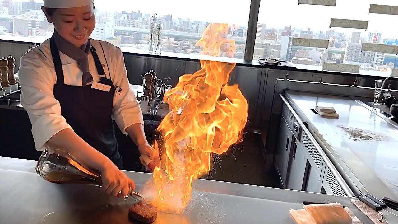 雄大な名古屋城を背景に優雅なひとときをすごせる空間 ナゴヤキャッスル 鉄板焼き - CROWN クラウン - 黒毛和牛テンダーロインステーキ