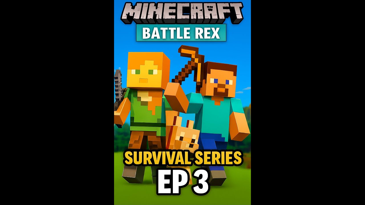 Minecraft Survival Series EP 3  BattleRex is Live. 