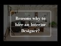 Reason why to hire an interior designer  decoruss the best interior design company in lucknow