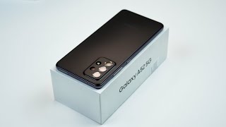 Samsung Galaxy A52 5G Unboxing (Black, 6GB RAM, 128GB Storage) 6.5 Super Display, 64MP Main Camera