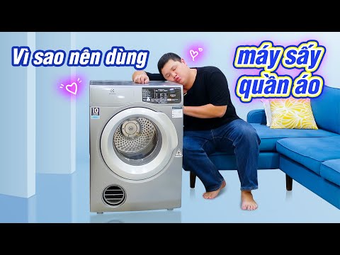 Nhà không có cái này thì thiếu sót: máy sấy quần áo