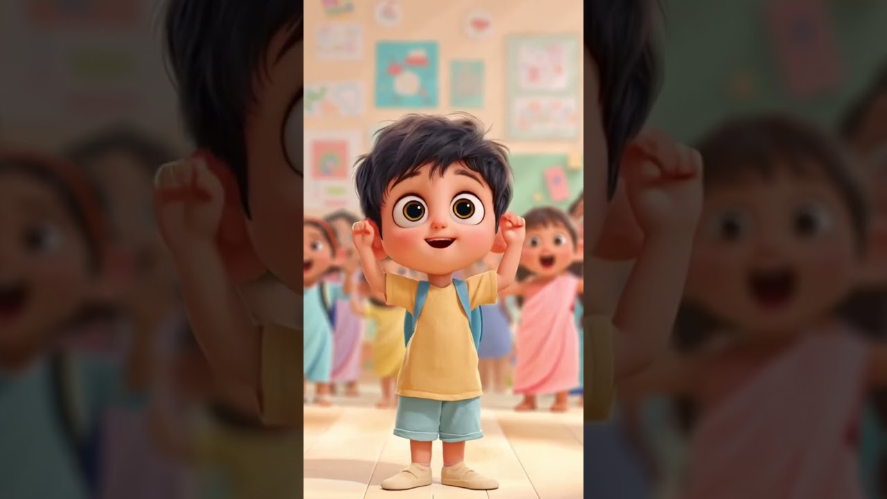 First Day of School 🎒 | A Happy Kids Story 💛  